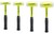 SUPERCRAFT soft-face mallets ‒ with break-proof steel tube handle, yellow fluorescent coated and ergonomic, anti-slip grip | EH 3377.