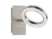 Ausgefallene Led Wandleuchte Wandspot Geza In Nickel Matt Spot