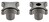 Pomelli a croce ‒ DIN 6335 in acciaio inox pressofuso | EH 24631.