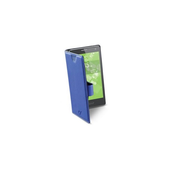 CellularLine Tok, BOOK CASE, univerzális könyvszerűen nyitható tok, XXL méret, kék