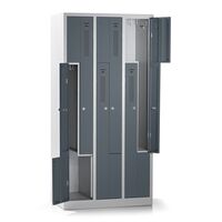 Z-Schrank ,Breite 870 mm, 6 Abteile, 6 Türen bei Mercateo günstig kaufen