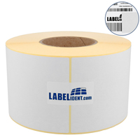 1000 Etiketten Papier 105 x 148mm weiß permanent 1-bahnig 1/" Kern