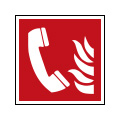 Teléfono de aviso de incendios