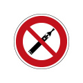 Pictogram e-sigaret verboden