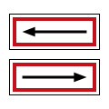 Direction arrows