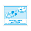 Dangerous goods labels magnetic material