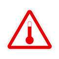 Dangerous goods labels Substances transported in a heated state