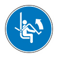 Veiligheidsbeugel van stoeltjeslift openen