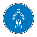 Utilizzare l'attrezzatura di protezione per sport su rotelle