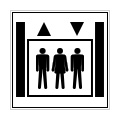Information signs elevator
