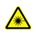 Znaki ostrzegawcze promieniowania laserowego