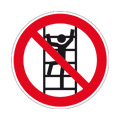 Mounting forbidden for unauthorized persons