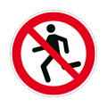 Running prohibited