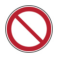 General prohibition sign
