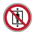 Zakaz używania windy przez ludzi