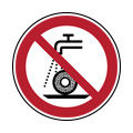 Do not use for wet grinding