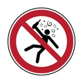 Prohibited for people in a state of intoxication