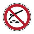 Diving prohibited