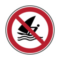 Prohibida la práctica de windsurf