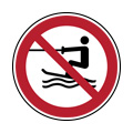 Prohibida la práctica del esquí acuático