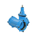 Combi-T gate valve for pipeline