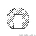 Empuñadura forma redonda DIN 319 forma M