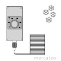 Frost protection thermostat