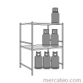 Gas cylinder shelf unit