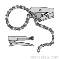 Locking chain pliers