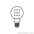 Bombilla LED tipo globo