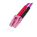 Fiber optic patch cord duplex ST / LC