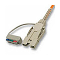 Fiber optic patch cord duplex ST to MIC