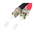 Fiber optic adapter cable duplex ST/BFOC - VF45