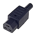 Schuko CEE 7/7 plug to IEC-60320 C21