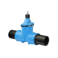 Pipe gate valve  with flange/pe fusion end
