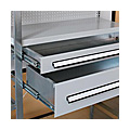 Drawers for shelving systems