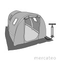 Rapid deployment tent