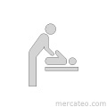 Pictogram baby diaper changing room