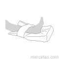 Heel positioning pillow