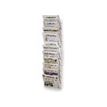 Wall-mounted newspaper holder