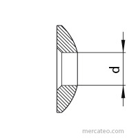 DIN 6319 Kugelscheiben für Gewinde M 16 (17x5,3), Form C, A2 blank