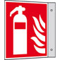wolkdirekt 'Brandschutzschild, nachleucht. Fahnenschild, Feuerlöscher, Maß: 2,6 x 20 x 20 cm' bei Mercateo kaufen...