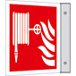 wolkdirekt 'Brandschutzschild, nachchleuchtend, Fahnenschild, Löschschlauch Größe: 20 x 20cm' bei Mercateo kaufen...