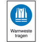 wolkdirekt 'Gebots-Kombischild,Kunststoff,Warnweste tragen,21,0x29,7 cm' bei Mercateo kaufen...
