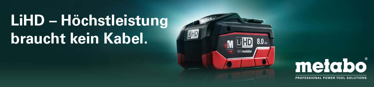 Metabo LiHD Professional Power Tool Solution