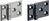 Hinges ‒ stainless steel, elongated on one side | EH 25162.