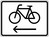 Radfahrer Radweg links benutzen