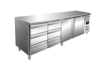 SARO Kühltisch mit 2 Türen und 2x 3er Schubladenset, Modell KYLJA 4150 TN -