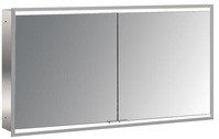 Emco Lichtspiegelschrank ASIS prime 2 Unterputz, 2 Türen 1300mm Rückwand weiß 949705157