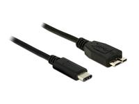 DELOCK USB3.1 Kabel C -> micro B St/St 1.00m schwarz